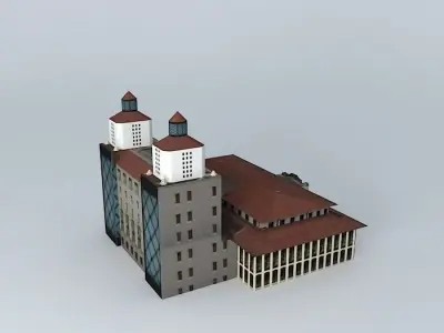 Federal Building Jose V Toledo  San Juan  Puerto Rico Free 3D model