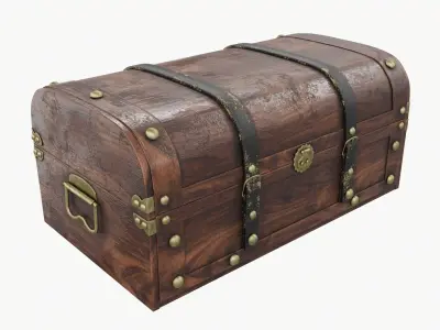 Vintage chests 3D Model Pack