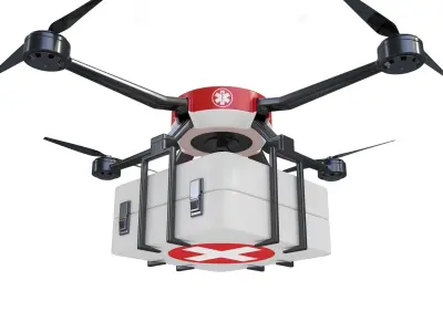 Medical Drone 3D model buy