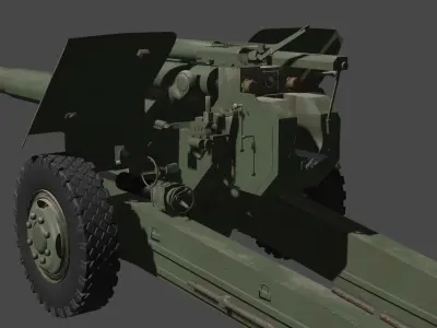howitzer 2a65 3D model