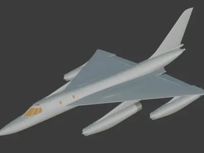 B-58 Hustler 3D print model