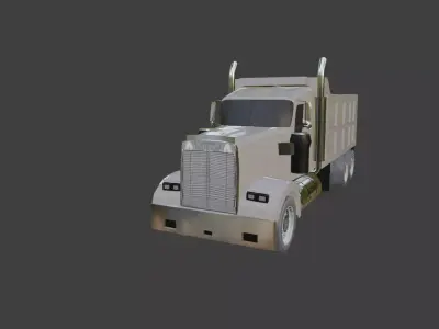 Low-Poly Kenworth w900 Low-poly 3D model
