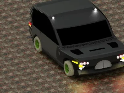 New Generation Jeep Free 3D model