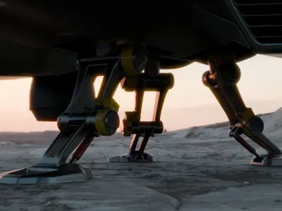 Concept Fighter Aircraft 3D model