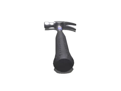 Claw Hammer Low-poly PBR Low-poly 3D model