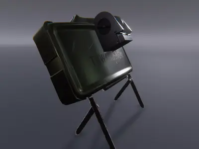 Claymore - M18 Mine Low-poly 3D model