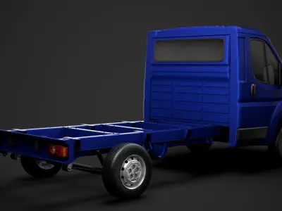 Citroen Jumper Chassis Single Cab 3450WB 2020 3D model