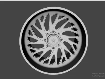 WHEEL BASED on  AMERICAN FORCE CKH49 JOLT CC 3D model