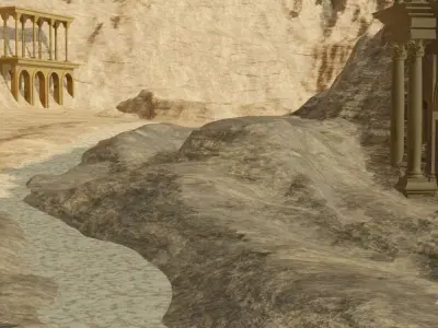 Ancient City Ruins 3D model