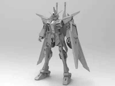 Infinite Justice Gundam 3D model