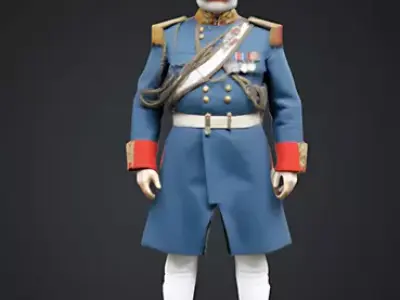 British general Fixed 3D print model