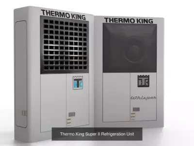 Thermo King Refrigeration Units 3D Model Pack