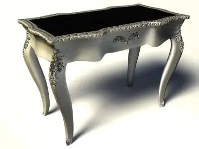 Victorian Table Low-poly 3D model