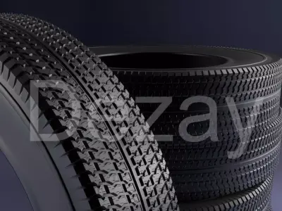 New winter tire 3D model