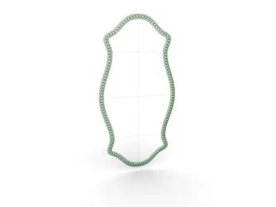 Antique Mirror 3D model 2