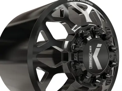 FRONT KG1 KD016-2 DUALLY WHEEL 3D MODEL 3D model