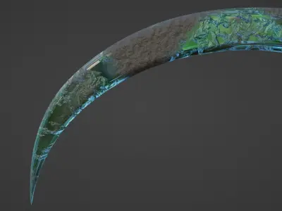 Cronus Sickle - Light Blue 3D model