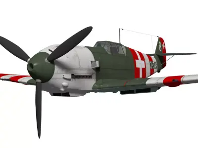 Messerschmitt Bf 109 E3 3D model