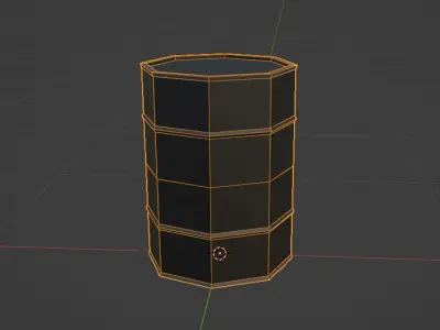 LowPoly Barrels Pack  Game Ready Asset Free low-poly 3D model