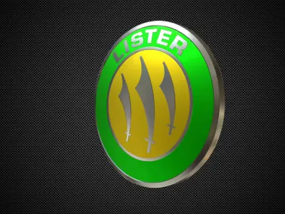 lister logo 3D model