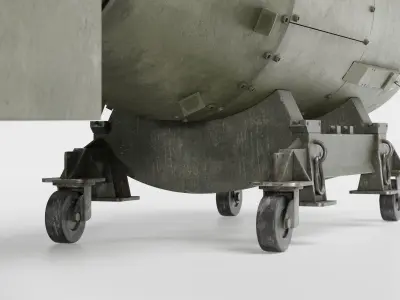 Little Boy bomb Free 3D model