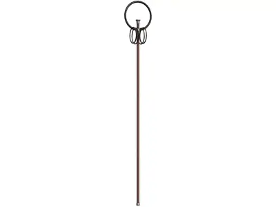 Monk Staff Low-poly 3D model