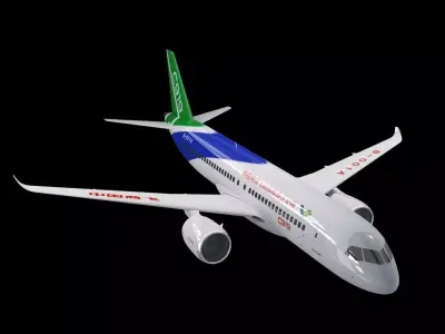 China C919 Aircraft 3D model