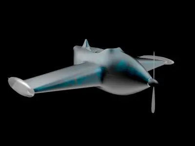 toy airplane 3D model buy