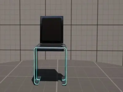Scifi Chair Free low-poly 3D model