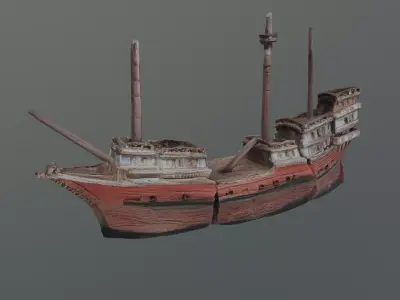 shipwreck 3D model