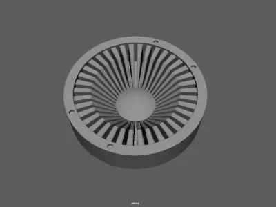 Industrial parts 01 3D model