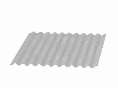 Concrete Roof Tile  3D model