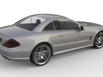 Mercedes Benz Car 3D model by 3dhighest