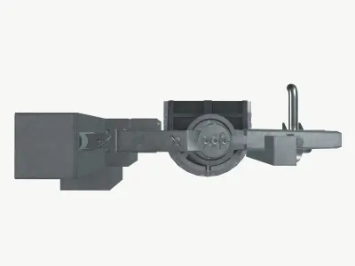 Gob Feeder Machine 3D model