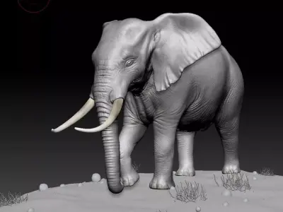 elephnt 3D model