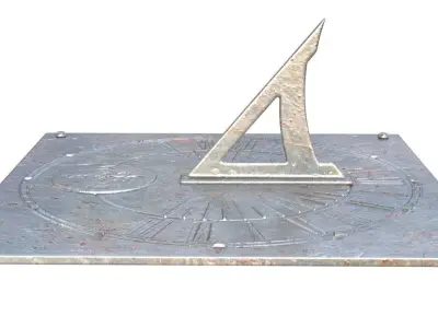 Antique Sundial 3D model
