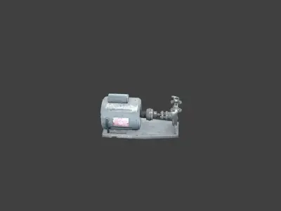 Pump02 machine Low-poly 3D model