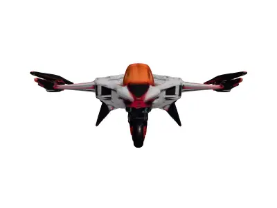 Futuristic SciFi VTOL Fighter Jet 3D model