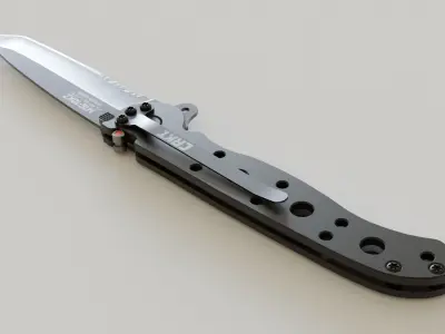 Military Folding Knife 01 3D model