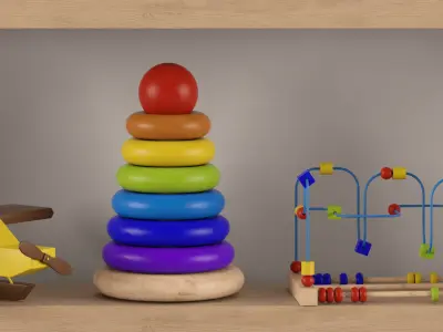 Kids toys 2 3D model purchase
