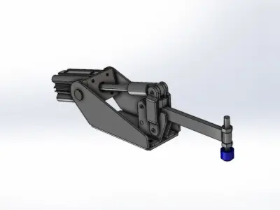 Grampo Pneumatico Ema Fix KF-111 DS P Pneumatic Clamp 3D model