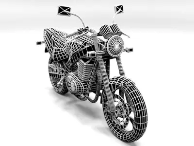 SUZUKI GS500E 1990 3D model