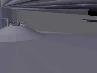 Secret Underground Base Free 3D model