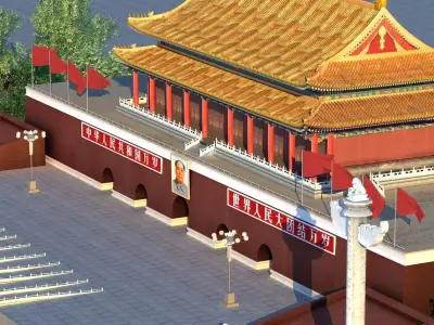 Tiananmen 3D model