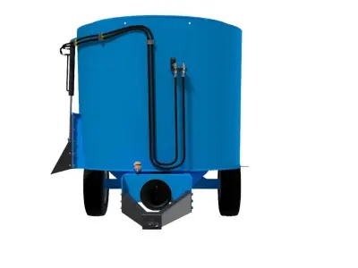2 m3 feed mixer wagon vertical TMR  3D model
