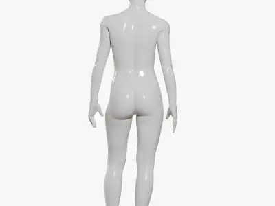 Female mannequin pose 2 PBR 