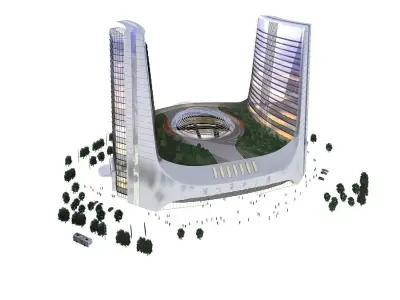 Office Building 3D model 192