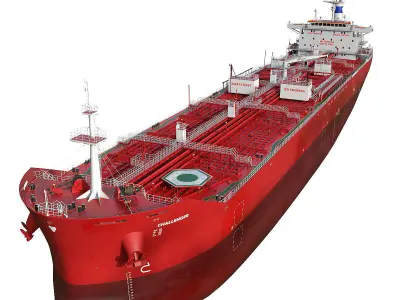 Tankers 4 colors 3D Model Pack