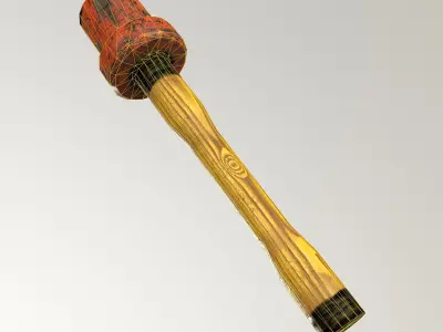 Hand Grenade Low-poly 3D model get