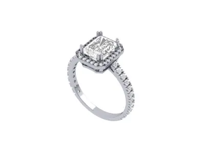 Wedding Ring  3D print model 296